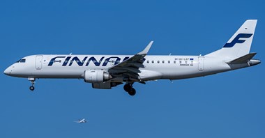 Finnair planuje 50 proc. zwiększenie floty E190