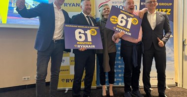 Ryanair podwoi ruch z Modlina! Latem 7 nowych tras. Zyska też Lotnisko Chopina