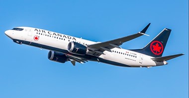 Pierwszy boeing B737-8 MAX we flocie Air Canada Rouge