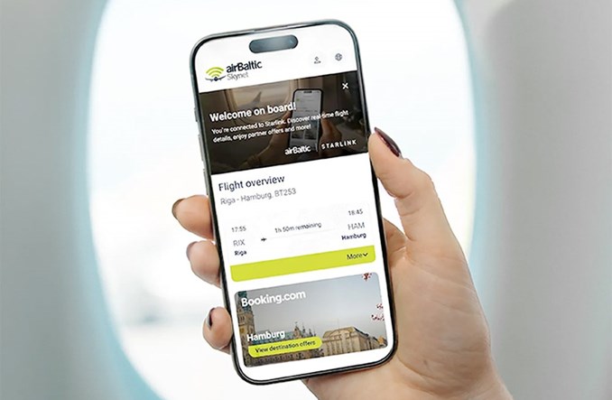 airBaltic wprowadza Skynet. Nowa era cyfrowych usług pokładowych dzięki Starlinkowi