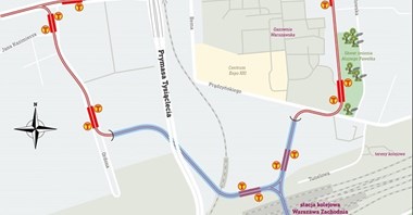 Tramwaj z Warszawy Zachodniej na Wolę w latach 30.