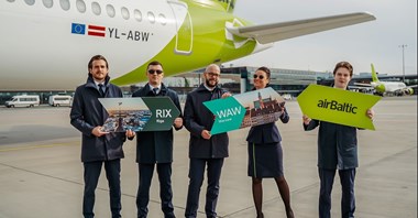 airBaltic powróciły do Warszawy z lotami do Rygi