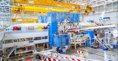 KLM: Pierwszy airbus A350 już na linii montażu końcowego