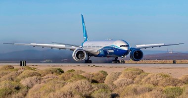Boeing: Ekstremalny test hamulców B777-9 przy przerwanym starcie