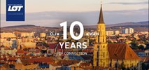 10-lecie połączenia PLL LOT do Klużu-Napoki