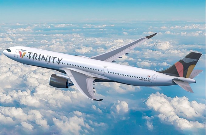 Linie T’way Air zmienią nazwę na Trinity Airways