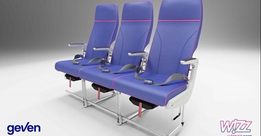 Wizz Air stawia na fotele Eva firmy Geven dla swojej floty A321neo