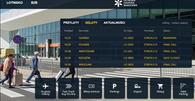 Nowa strona Lotniska Chopina