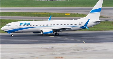 Enter Air. Kolejny boeing B737-800 we flocie