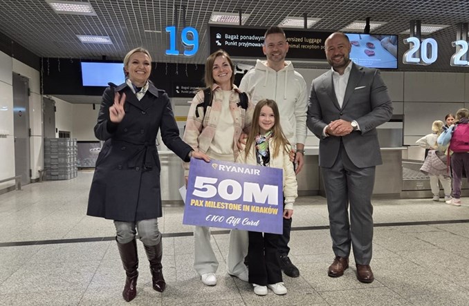 Kraków: 50 milionów pasażerów Ryanaira