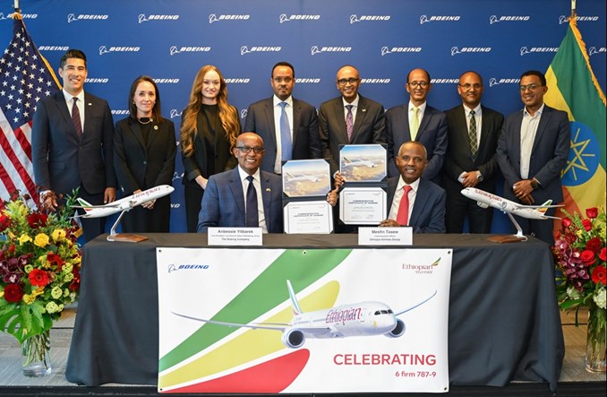 Ethiopian Airlines zamawiają kolejne Dreamlinery