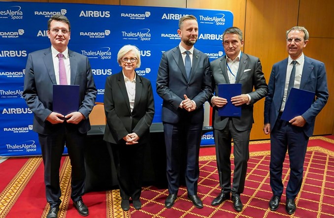 Airbus, Thales Alenia Space i RADMOR wspólnie zbudują wojskowego satelitę dla Polski