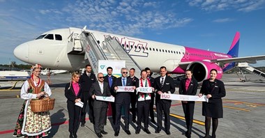 Kraków: Wizz Air zainaugurował rejsy do Budapesztu