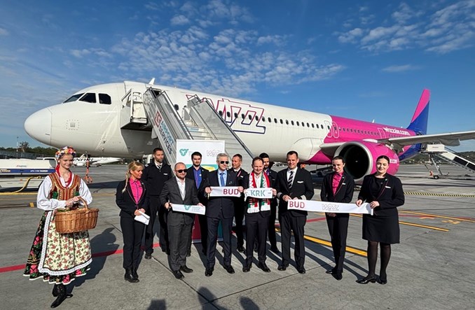 Kraków: Wizz Air zainaugurował rejsy do Budapesztu