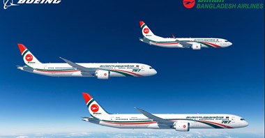 Biman Bangladesh potwierdzają zakup 14 boeingów B737 i B787