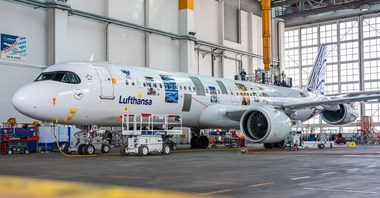 LH: Pracownicy zaprojektowali specjalne malowanie A321neo