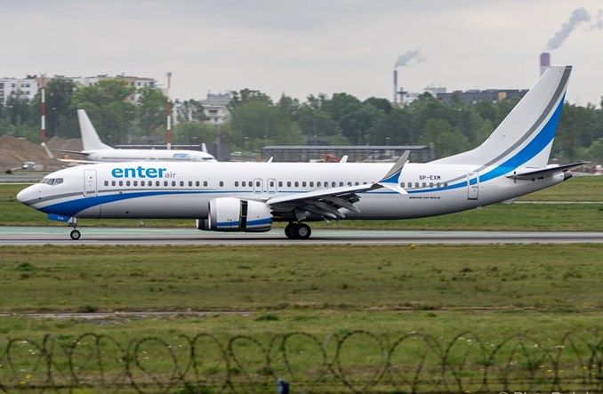 Enter Air: 12. boeing B737 MAX już w Warszawie