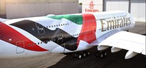 Emirates prezentują nowe malowanie flagi ZEA na A380 