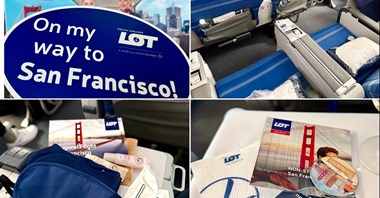 LOT do San Francisco. Tak było w premium economy