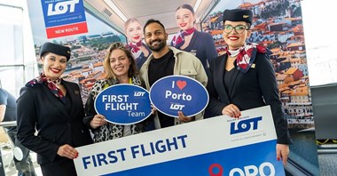 PLL LOT zainaugurowały rejsy do Porto (zdjęcia)