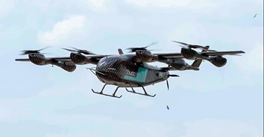 Eve Air zakończyła testy zawisu i lotów przy małych prędkościach