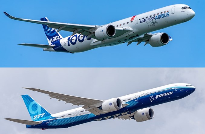 Singapore rozważają zakup ponad 50 szerokokadłubowców. W grze A350-1000 i B777X