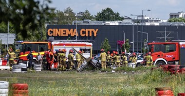 Wypadek na lotnisku Warszawa-Babice. Rozbił się Cirrus SR22T