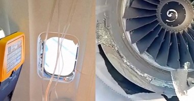 Awaryjne lądowanie B737 Ryanaira w Grecji po uszkodzeniu okna