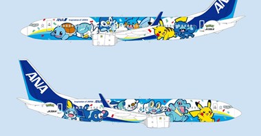 ANA: Blue Pokémon Jet na B737. Będzie to trzeci samolot w barwach Pokemonów