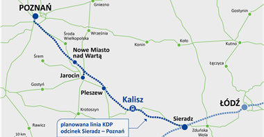 Szybciej z Kalisza do Poznania i Warszawy. Prace nad KDP nabierają tempa