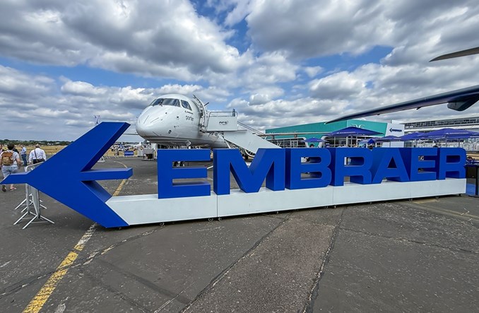 Embraer z rekordowym portfelem zamówień za Q2 o wartości 34,5 mld dolarów