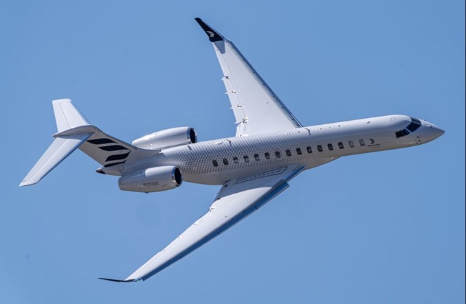 Bombardier: Global 8000 z deklaracją środowiskową EPD