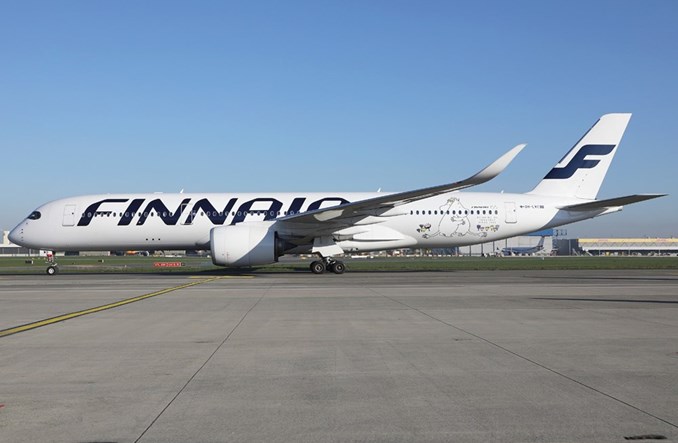 Finnair z prawie dwucyfrowym wzrostem liczby pasażerów w lipcu