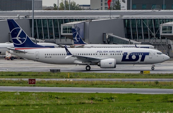 LOT. Ostatni MAX (SP-LYM) już na Lotnisku Chopina