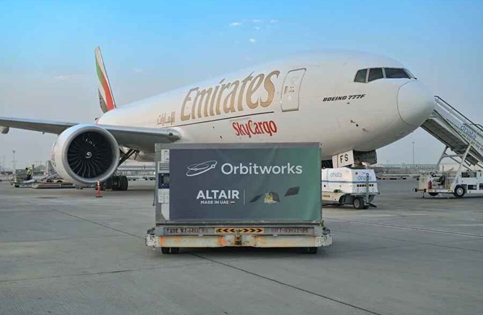 Emirates SkyCargo zrealizowały B777F transport Altair-1