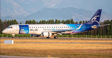 Air Montenegro powiększa flotę. Linia pozyskała kolejnego Embraera E195
