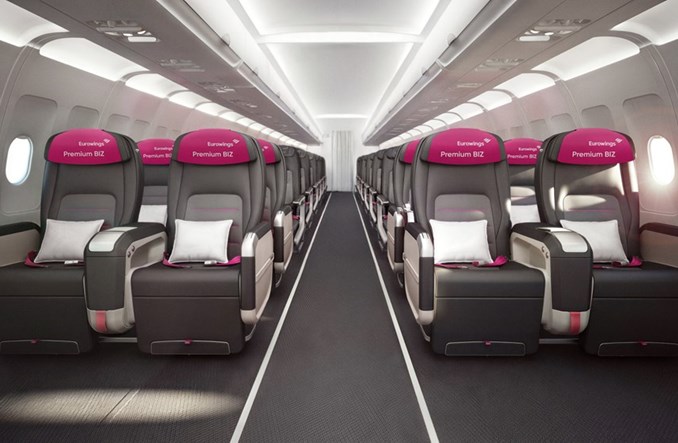 Koniec z wolnym środkowym fotelem. Eurowings stawia na prawdziwą klasę biznes