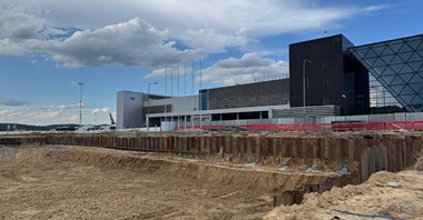 Kraków: Postęp prac przy budowie terminala pasażerskiego