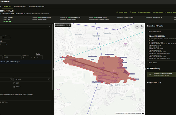 PAŻP uruchomiła system Digital NOTAM oraz serwis SWIM NOTAM