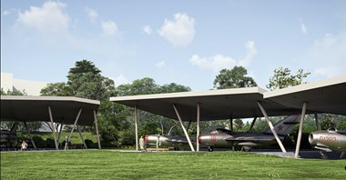 Muzeum Lotnictwa Polskiego rozpoczyna modernizację Alei Migów. Powstaną zadaszenia dla 22 samolotów