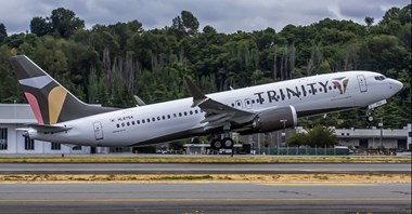 ACG: Pierwszy B737 MAX w nowych barwach Trinity Airways dostarczony (zdjęcia)