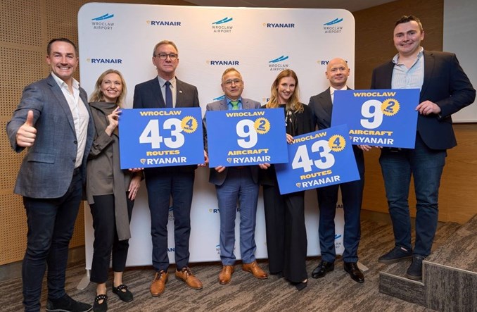 Wrocław: Ryanair poleci zimą do Madrytu, Marrakeszu, Tirany i Turynu