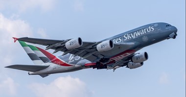 Emirates będą użytkować Airbusy A380 do około 2040 r.