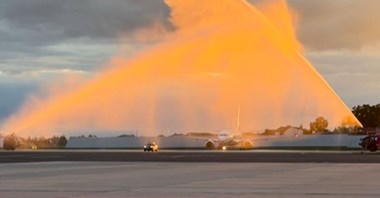 Radom: Historyczny wynik i jubileuszowy pasażer w samolocie Enter Air