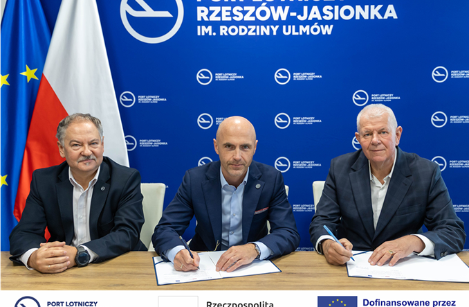 Rzeszów z umową na nadzór inwestorski przebudowy drogi startowej
