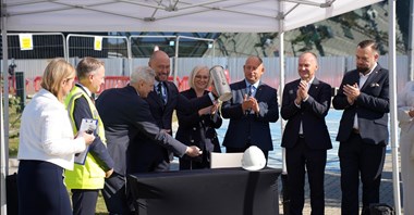 Kraków: Wmurowanie kamienia węgielnego pod terminal pasażerski T6