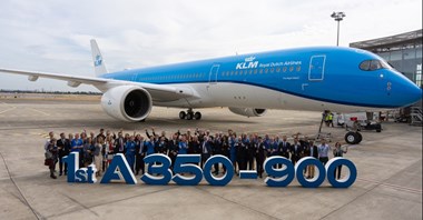 KLM: Pierwszy Airbus A350 w Amsterdamie. Toronto pierwszym kierunkiem