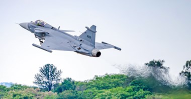 Pierwszy brazylijski Gripen E oblatany. Embraer uruchamia nowy etap produkcji myśliwców