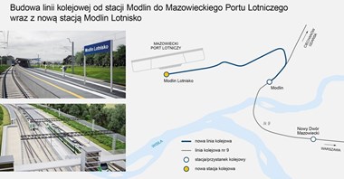 SKANSKA ma zbudować nową linię kolejową do lotniska Modlin