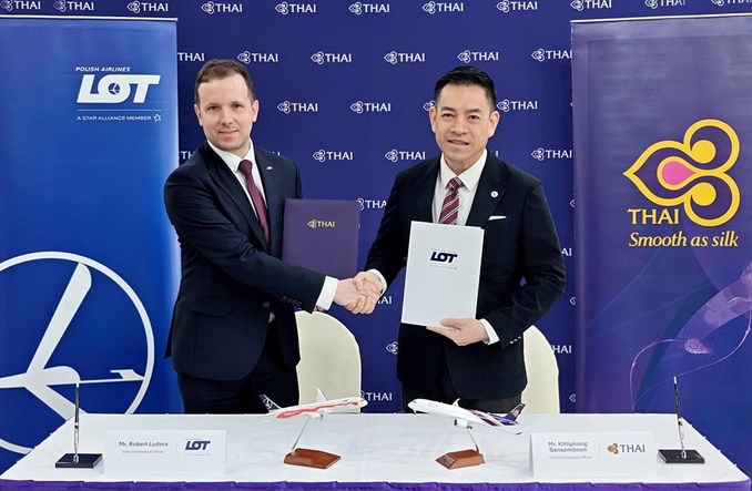 PLL LOT i Thai Airways planują współpracę codeshare